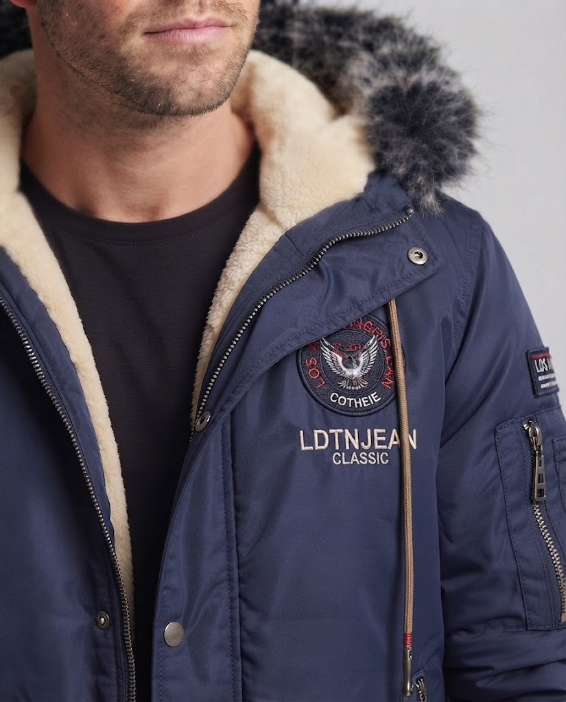 Herren Winterjacke mit Teddyfutter Echo Archiv