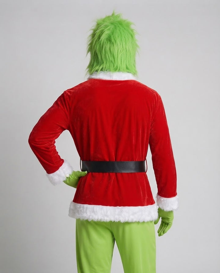 Herren Kostüm als grüner Weihnachtsgeist Echo Archiv