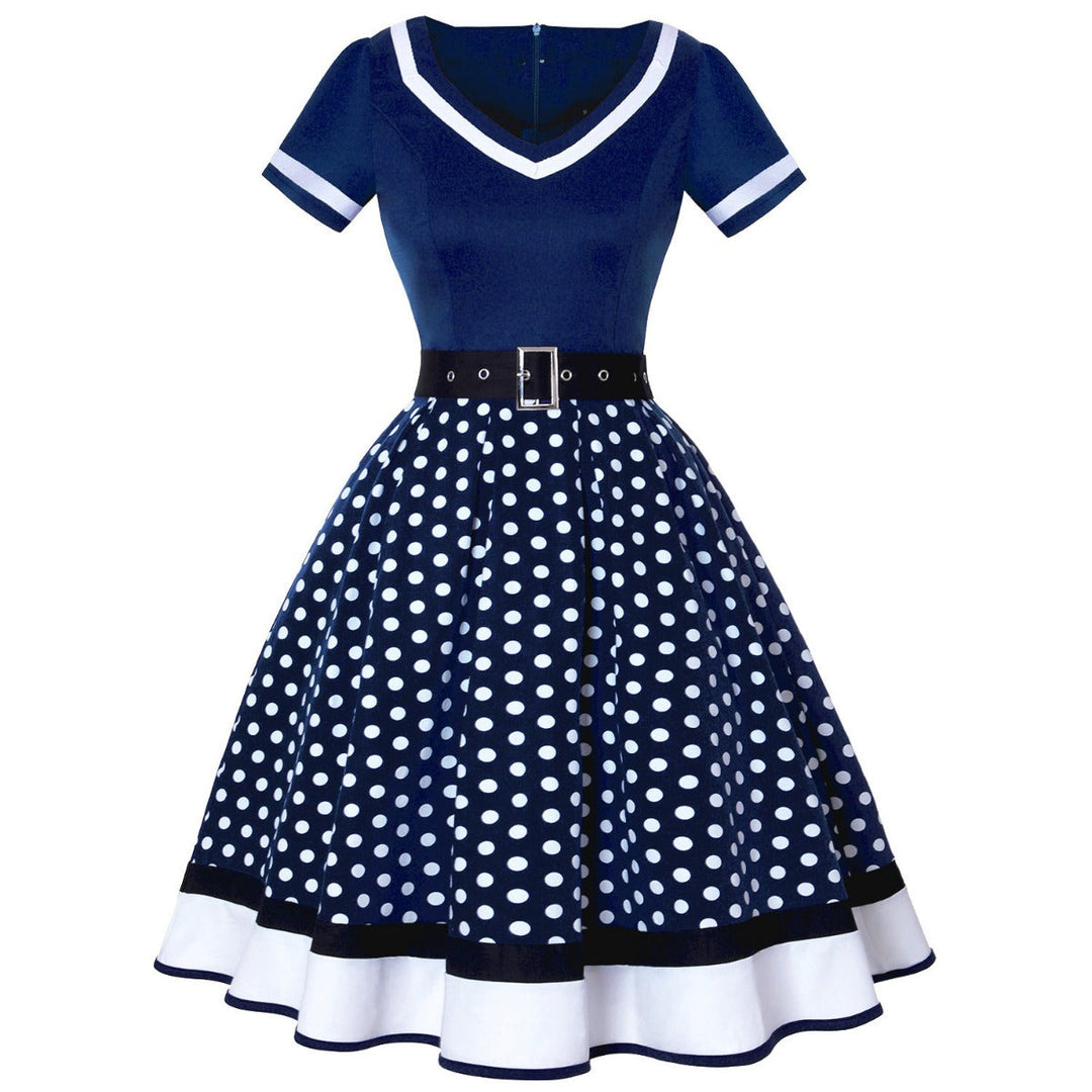 Echoarchiv | Vintage Hepburn Polka Dot Kleid