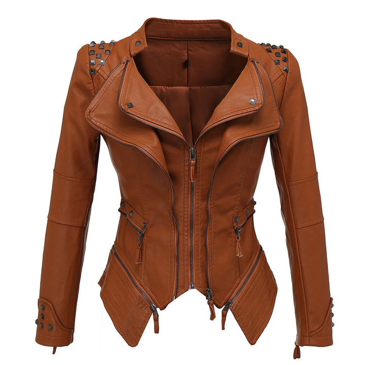 Echoarchiv | Slim Fit Biker jacke Für Damen Perfekt Für Alltag