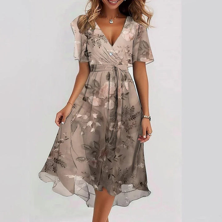 Echoarchiv | Elegantes Kurzarmkleid