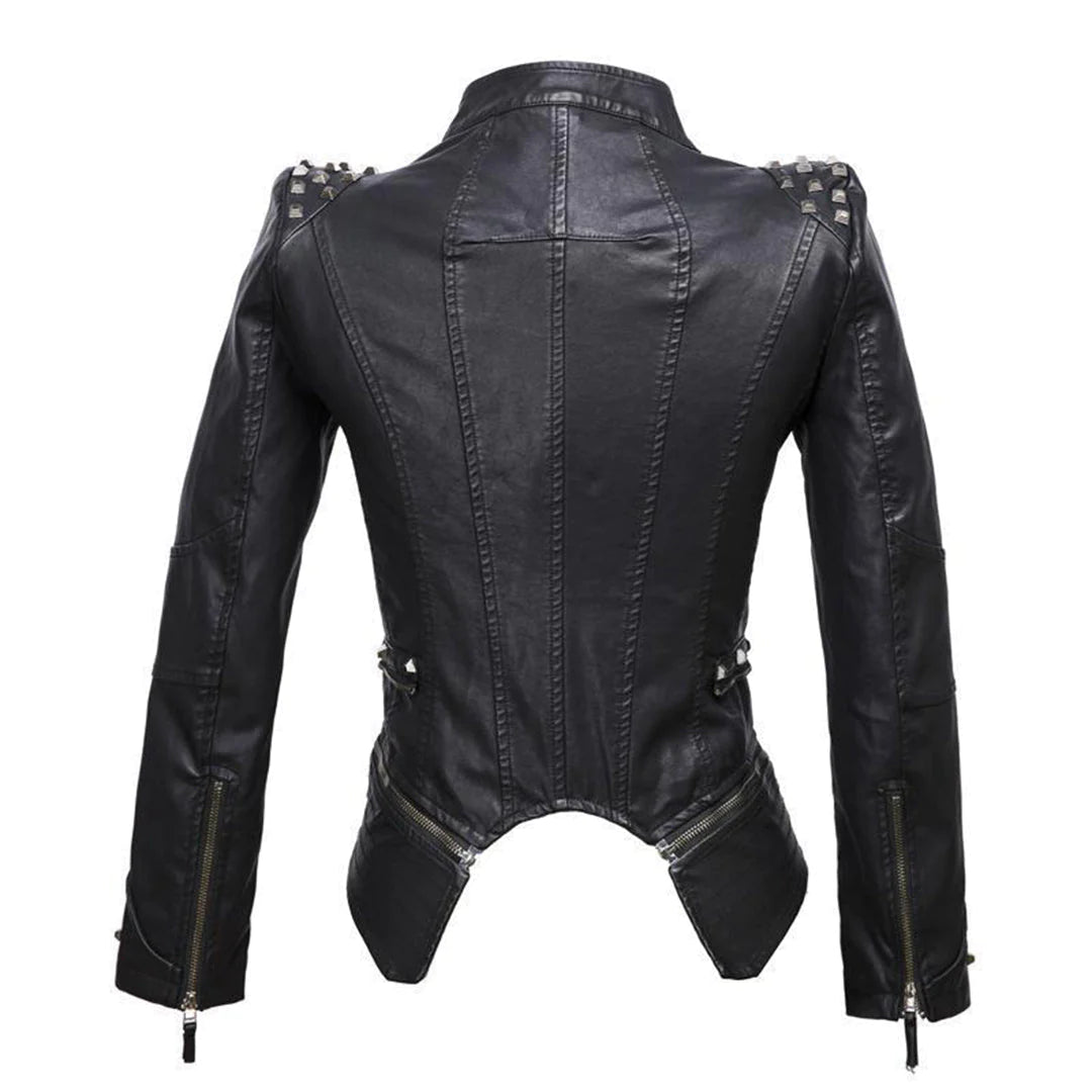 Echoarchiv | Slim Fit Biker jacke Für Damen Perfekt Für Alltag