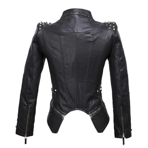 Echoarchiv | Slim Fit Biker jacke Für Damen Perfekt Für Alltag