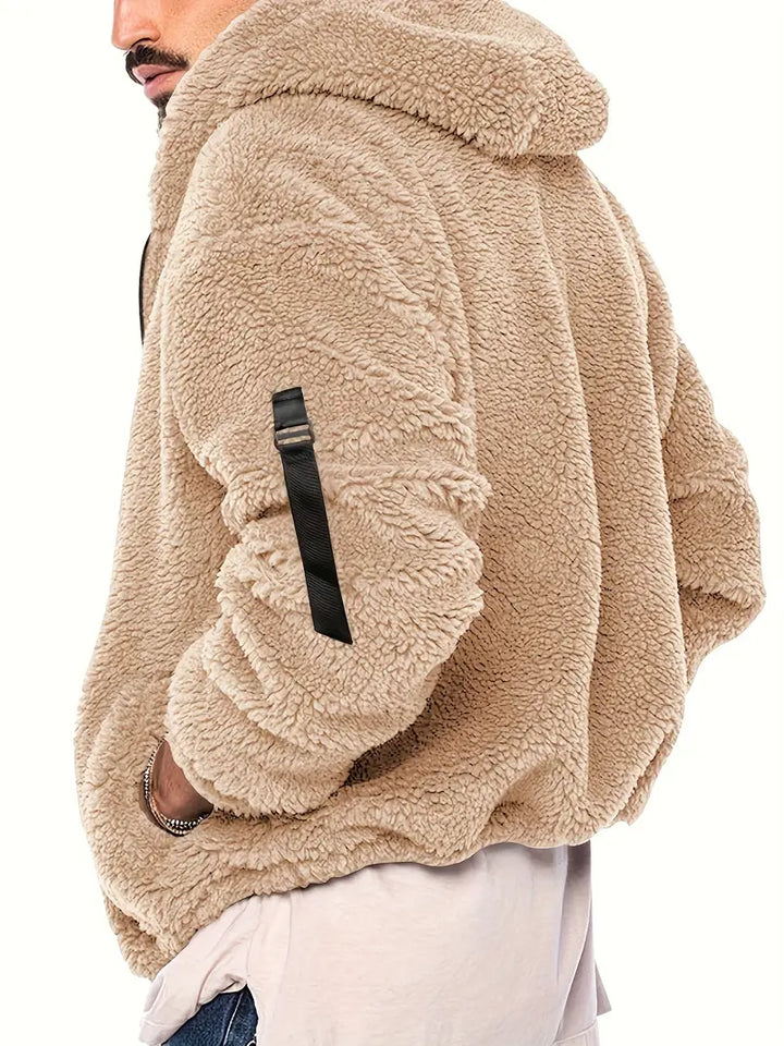 Echoarchiv Teddyjacke mit Reißverschluss für Männer