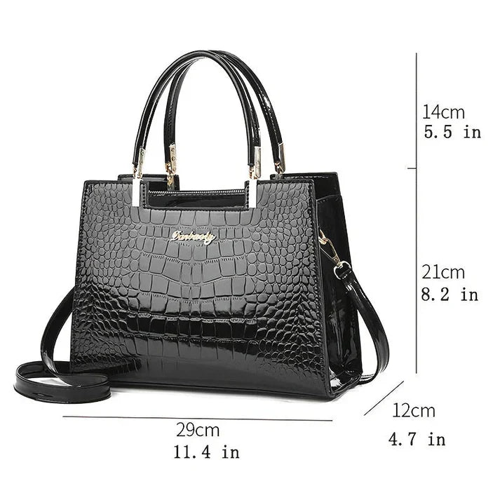 Echoarchiv | Frauen glänzende handtasche