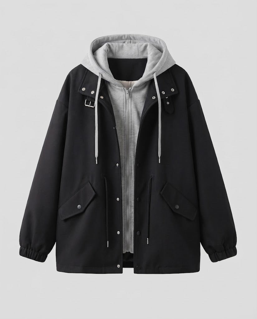 Damen Urban Oversized Fleece-Jacke Echoarchiv