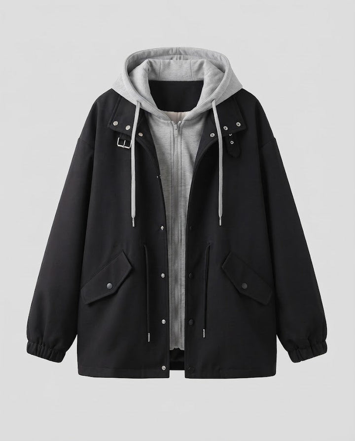 Damen Urban Oversized Fleece-Jacke Echoarchiv