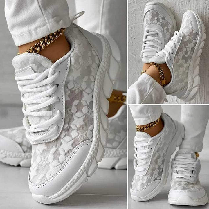 Damen Komfort Sneaker – Leichte Freizeitschuhe – Névara