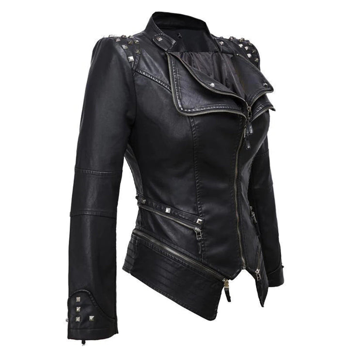 Echoarchiv | Slim Fit Biker jacke Für Damen Perfekt Für Alltag