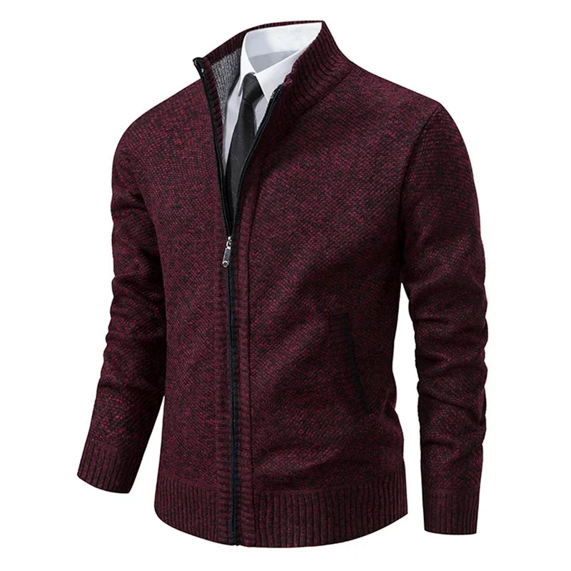 Echoarchiv - Stilvolle und Bequeme Winter Fleece Jacke mit Reißverschluss für Männer