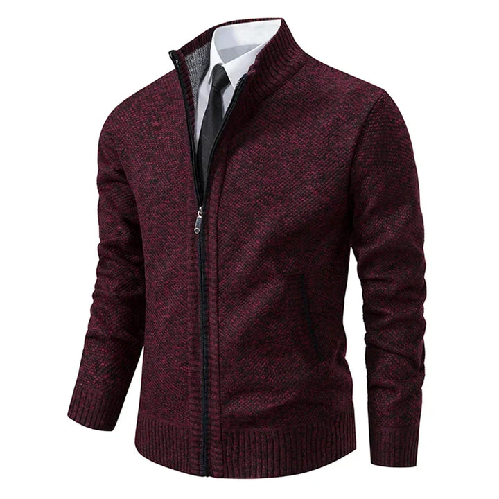 Echoarchiv - Stilvolle und Bequeme Winter Fleece Jacke mit Reißverschluss für Männer