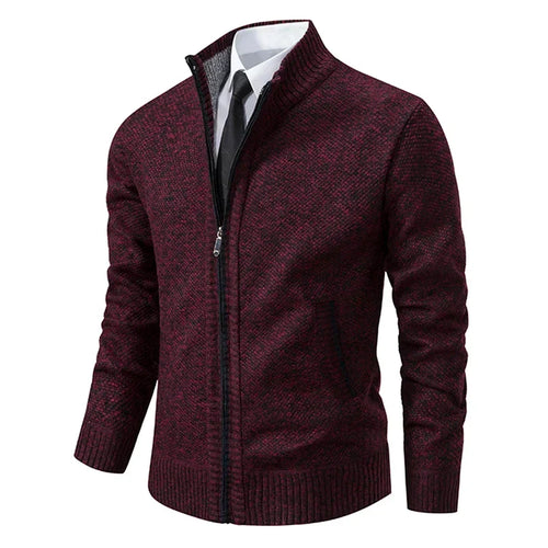 Echoarchiv - Stilvolle und Bequeme Winter Fleece Jacke mit Reißverschluss für Männer