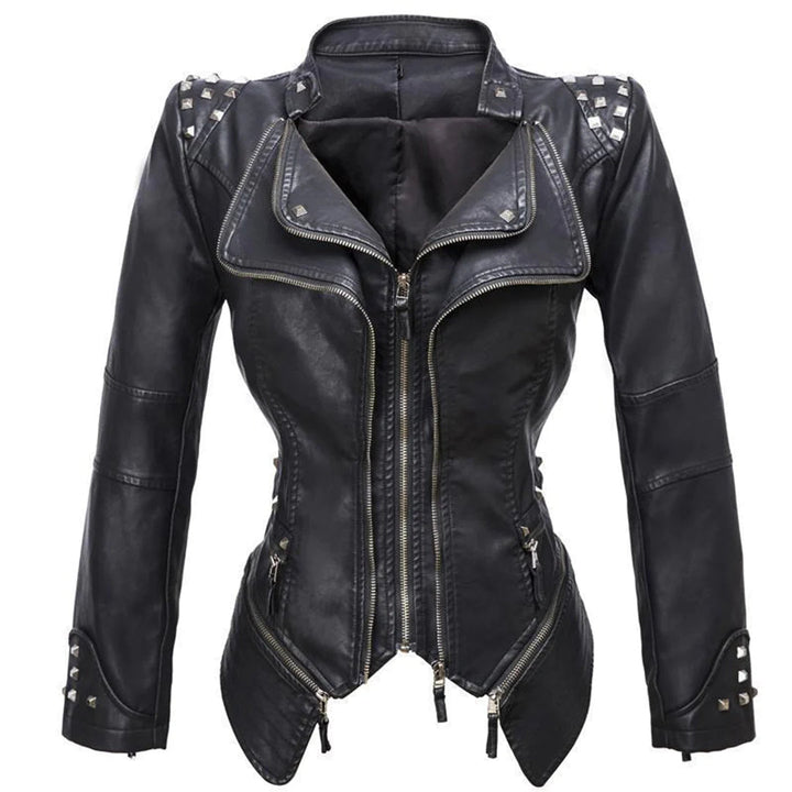 Echoarchiv | Slim Fit Biker jacke Für Damen Perfekt Für Alltag