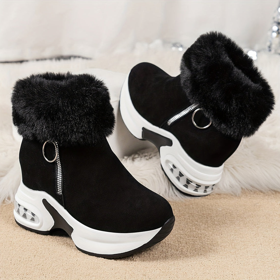 Komfortable Stiefel mit Seitenreißverschluss – Lioré