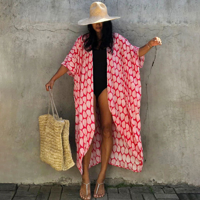 Echoarchiv | Glamouröse Sonnenschutz Resort Strandkleid Cover Up