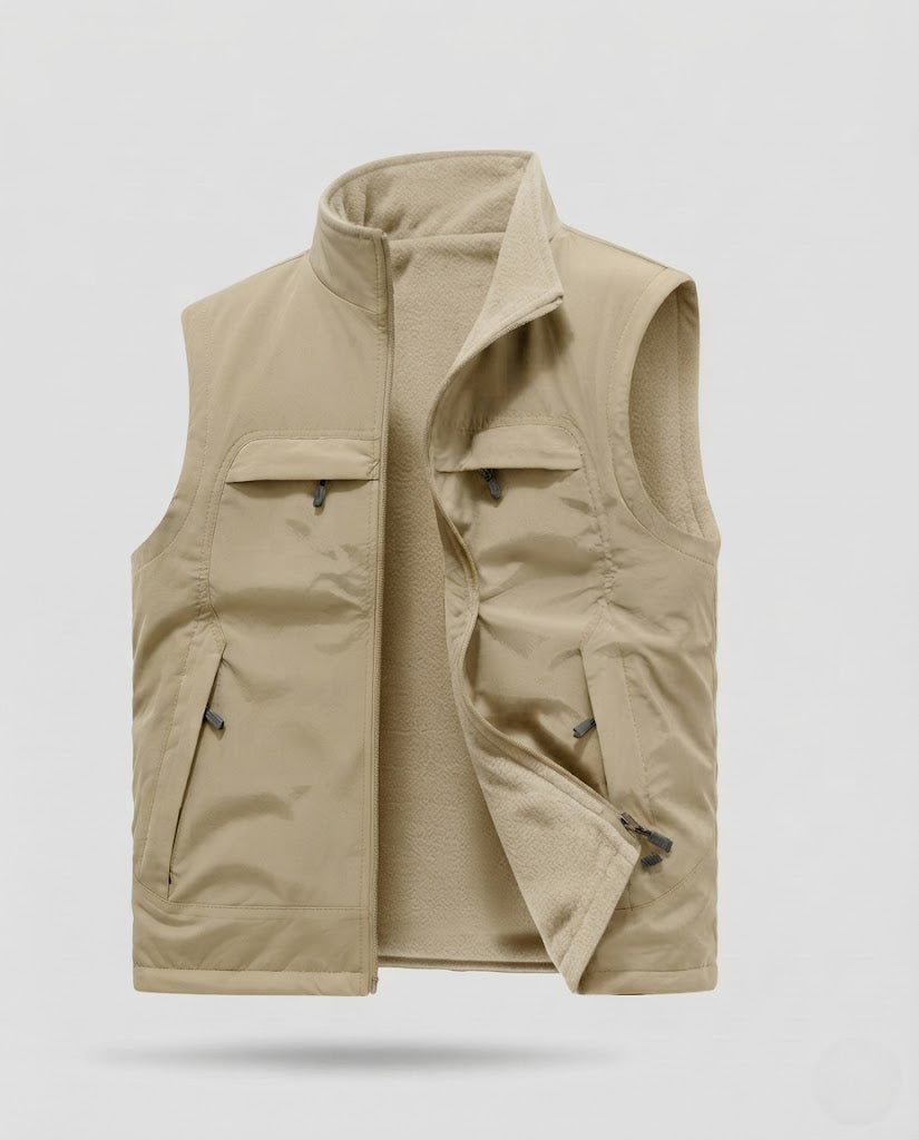 Herren Praktische und wandelbare Fleece-Weste Echo Archiv