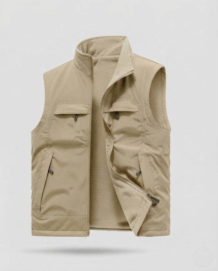 Herren Praktische und wandelbare Fleece-Weste Echo Archiv