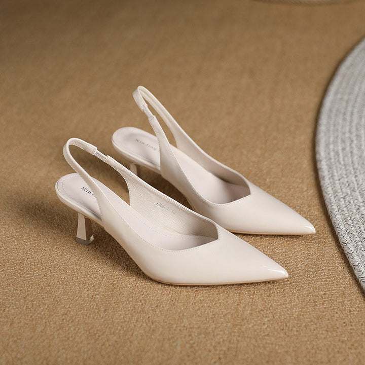 Echoarchiv | Einfarbige, Temperamentvolle High Heels mit Spitzer Zehenpartie