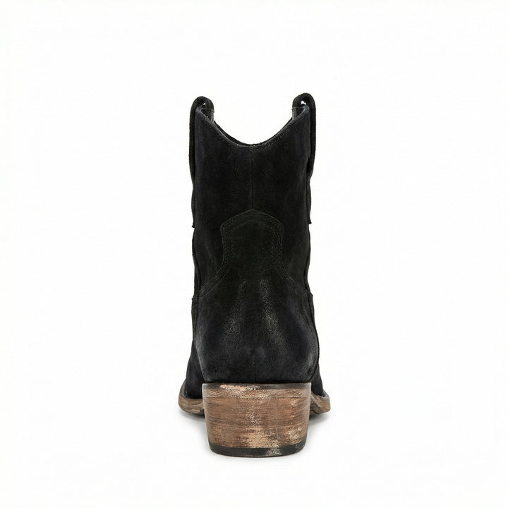 Kurze Cowboy-Stiefel | Western | Wildleder | Knöchel-Stiefel | Damenstiefel – Tavélo