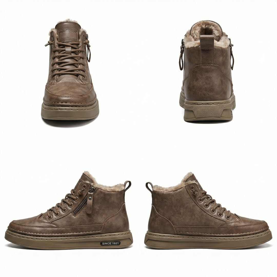 Echoarchiv | Herren Schneestiefel mit warmem Baumwollfutter und rutschfester Sohle