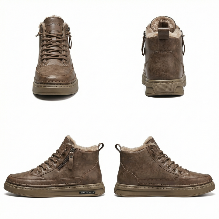 Echoarchiv | Herren Schneestiefel mit warmem Baumwollfutter und rutschfester Sohle
