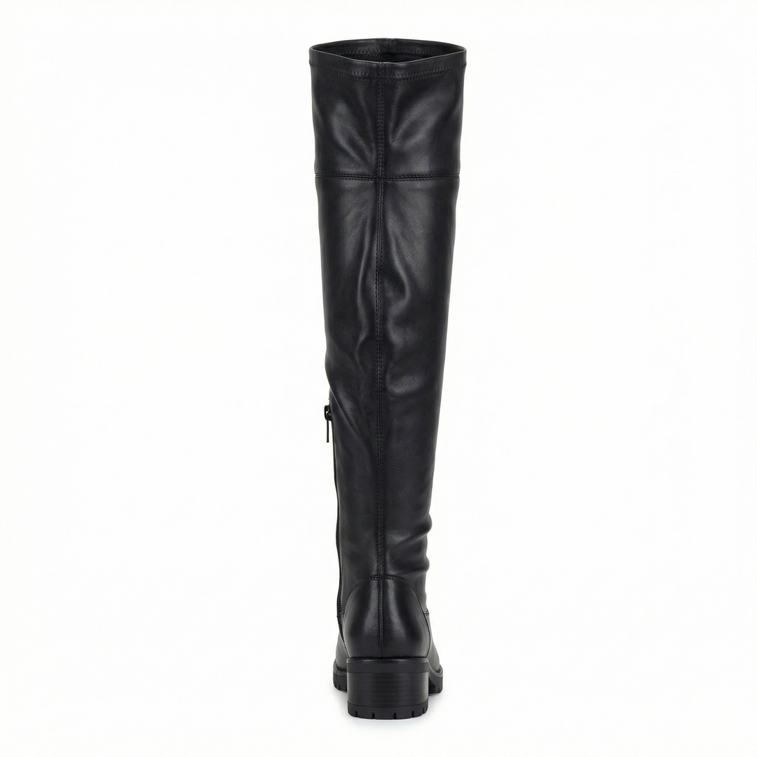 Echoarchiv | Flache Overknee-Stiefel aus für den Winter