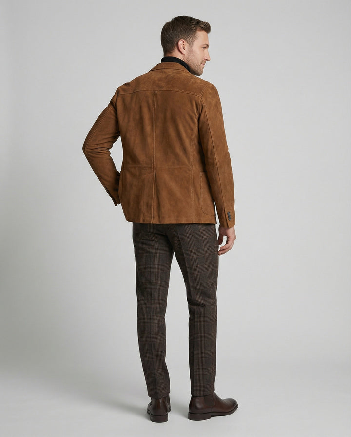Herren Wildlederblazer – Tianoro