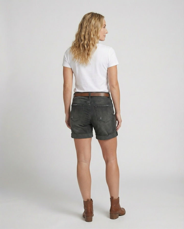 Echoarchiv | Damen Ripped Denim Shorts