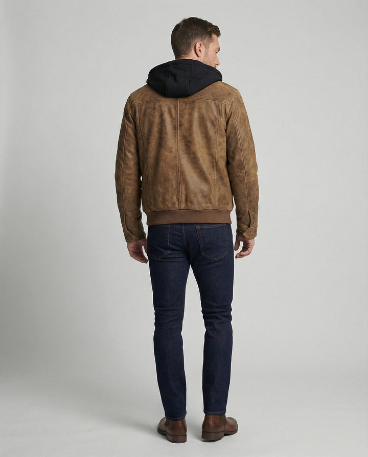 Outdoor-Jacke Herren Kapuze
