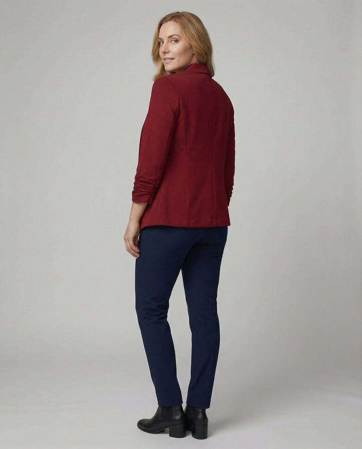 Echoarchiv – Stilvoller Blazer Mit Offener Vorderseite