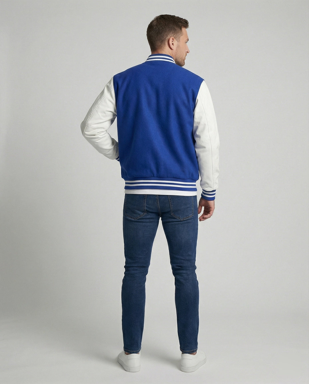 Sportliche Collegejacke Herren