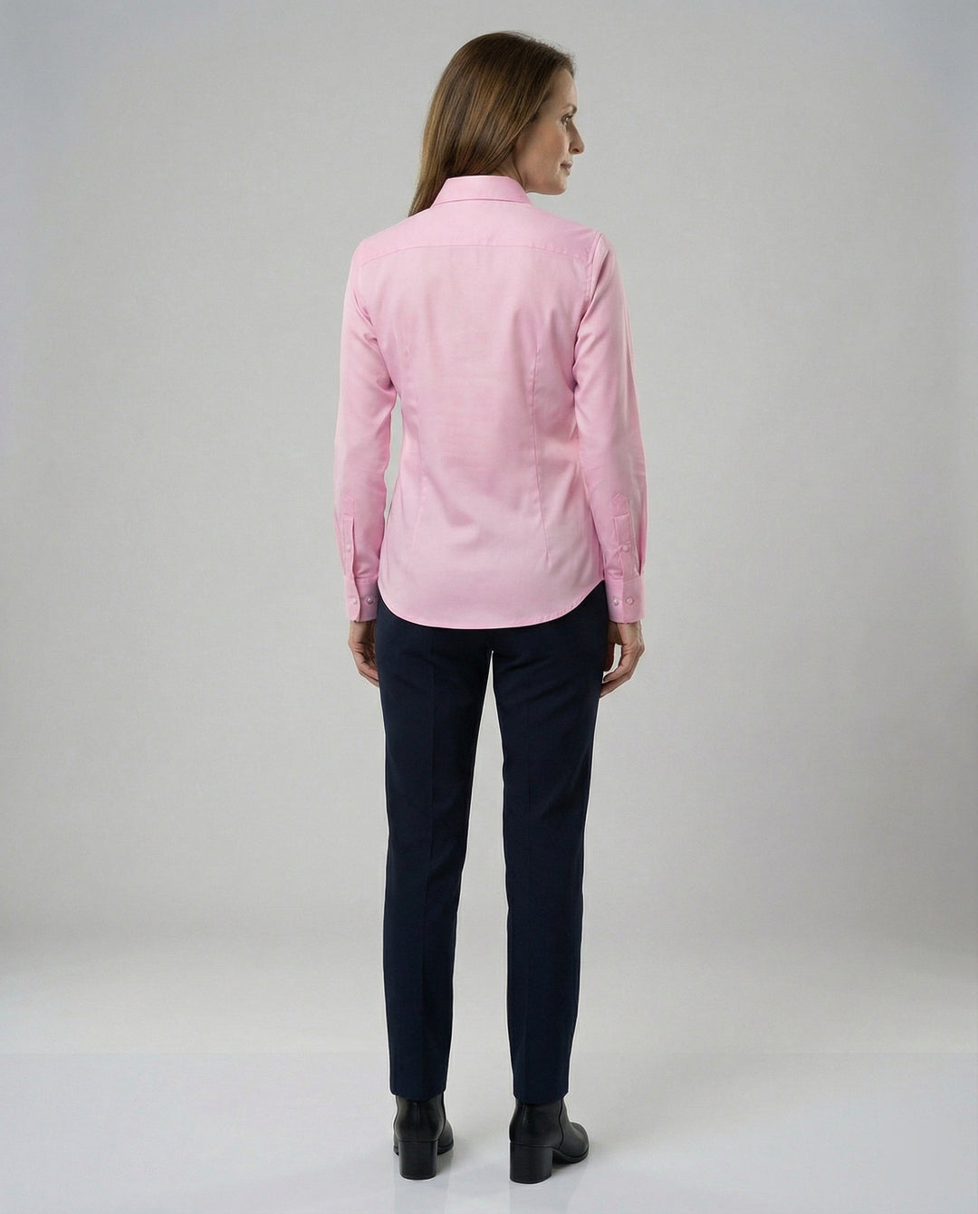 Damen Hemdbluse Stretch tailliert