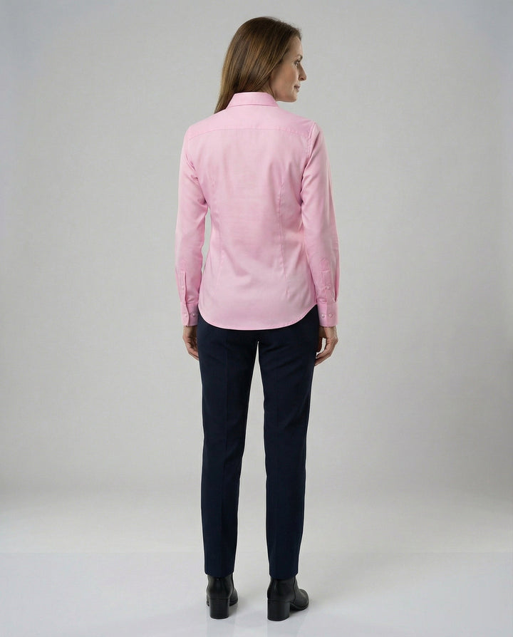 Damen Hemdbluse Stretch tailliert