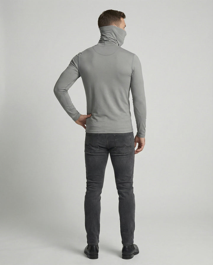 Herren Funktionsshirt mit hohem Kragen und innovativem Feuchtigkeitsmanagement Echoarchiv