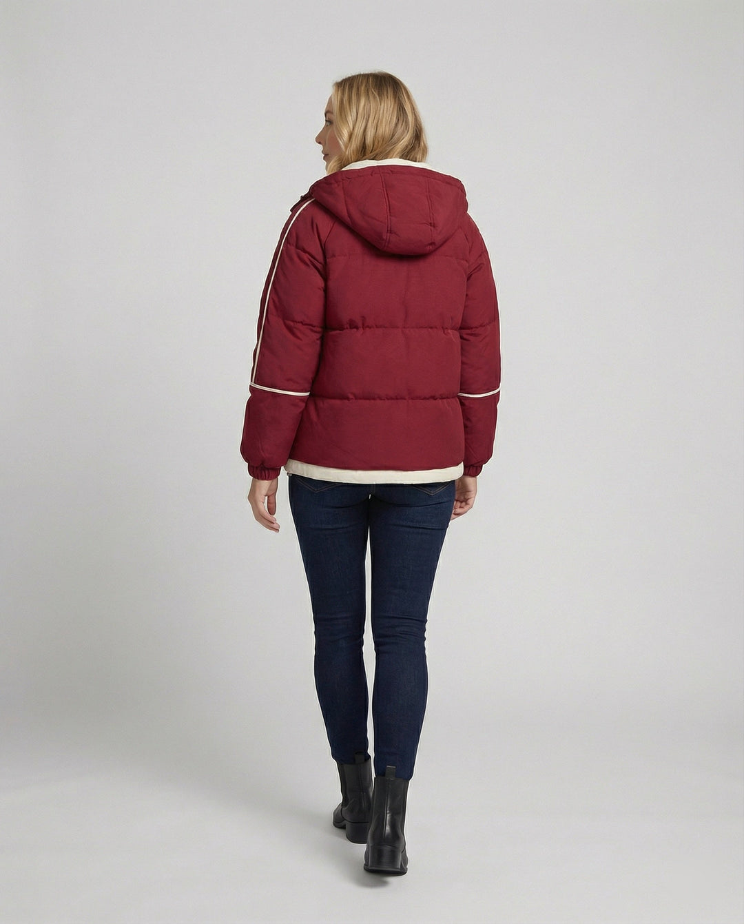 Damen Hochwertige Winterjacke mit isolierender Kapuze Echoarchiv
