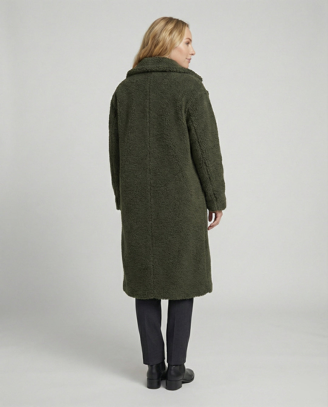 Echoarchiv | Damen Warmer Fell Wollmantel