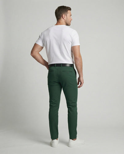 Herren Chinohose Slim Fit bequem – Alveron