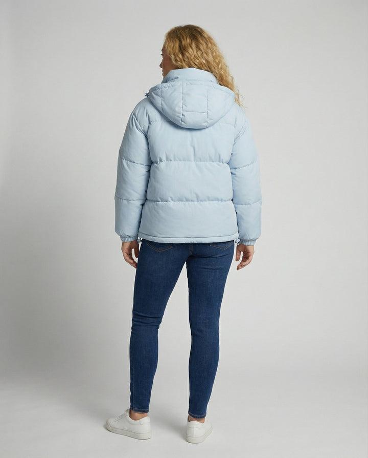 Warme, Gepolsterte Jacke mit Kapuze für Frauen – Avérine