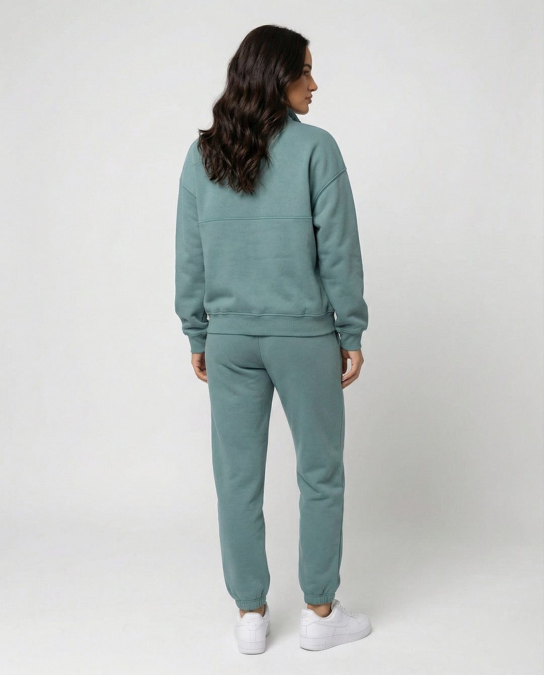 Jogginganzug Damen sportlich mit Zip-Hoodie und Jogginghose