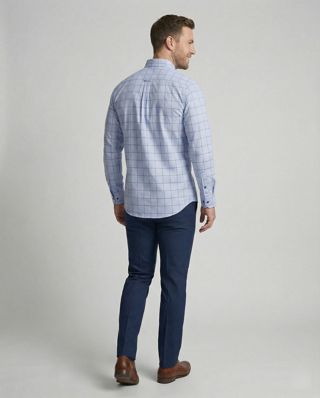Herren Businesshemd Slim Kentkragen