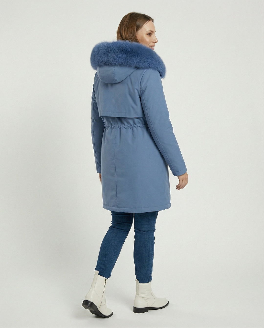 Damen Winterparka mit Wasserdichtem Material & Kapuze | Echoarchiv