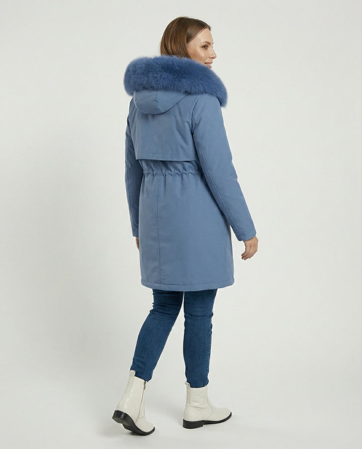 Damen Winterparka mit Wasserdichtem Material & Kapuze | Echoarchiv