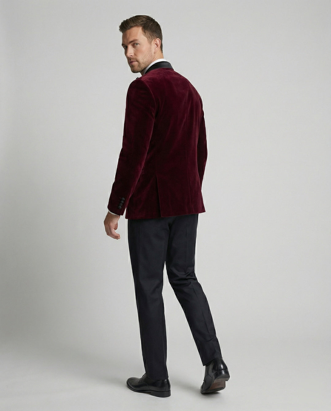 Echoarchiv | Herren Sommerjacke mit Schmaler Passform und Kontrastierendem Revers