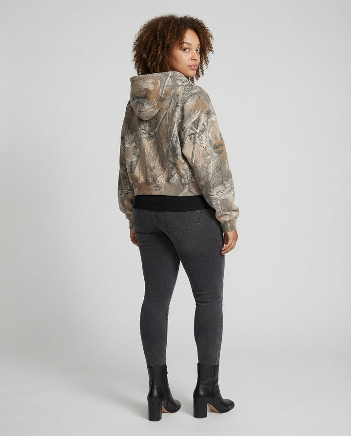 Echoarchiv | Retro Unisex Hoodie mit Camouflage-Muster