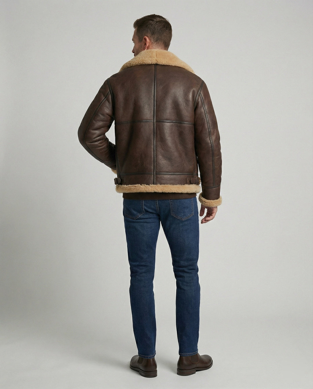 Echoarchiv | Schaffell Fliegerjacke