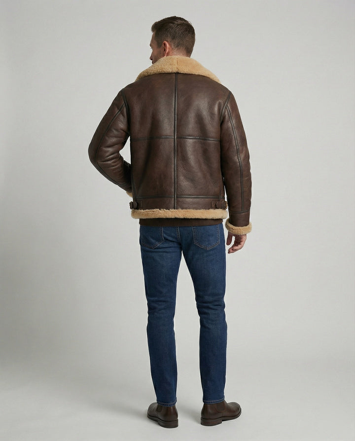 Echoarchiv | Schaffell Fliegerjacke