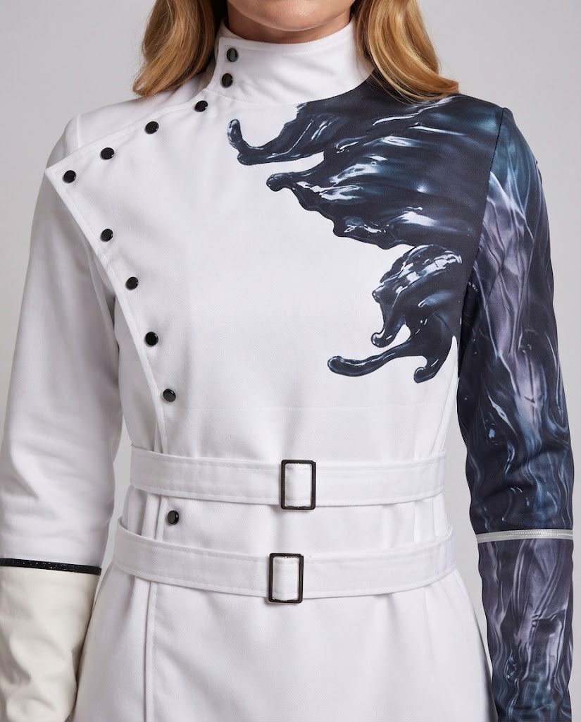 Damen Kostümjacke mit einzigartigem Design und passenden Accessoires Echo Archiv
