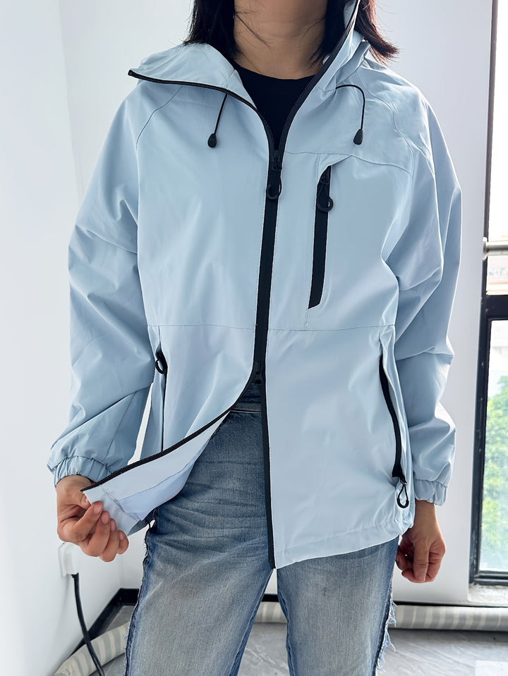 Echoarchiv | Moderne Wasser Und Winddichte Regenjacke Für Damen