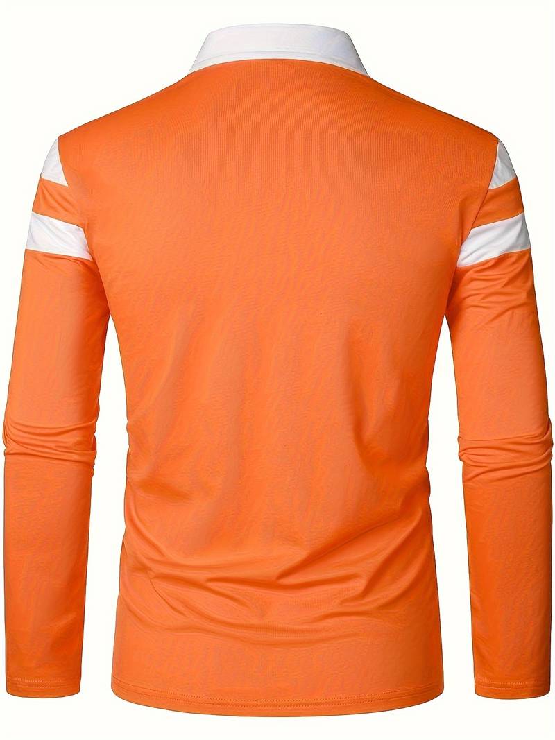 Echoarchiv – langärmliges poloshirt mit reißverschluss