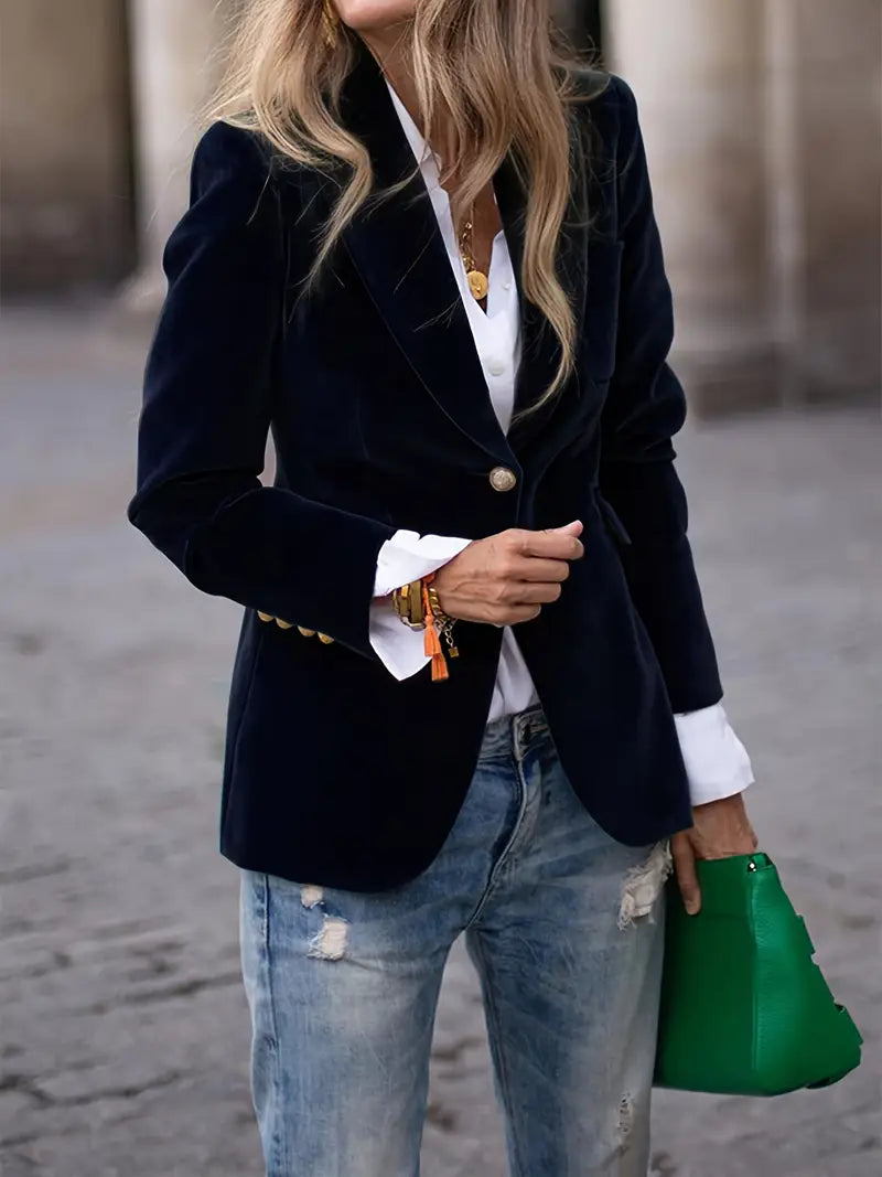 Echoarchiv | Elegante Samtjacke